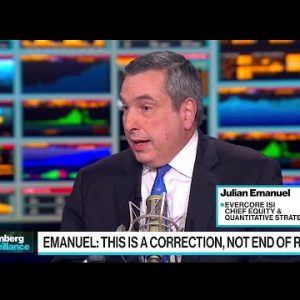 Inventory Pullback Is No longer a Shock to Evercore’s Emanuel