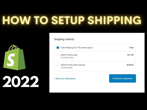 How to Setup Transport in Shopify 2022