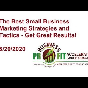 Potentially the most productive minute enterprise advertising solutions and tactics?  Income Acceleration Personnel Teaching 082020