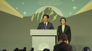 DPP’s Lai Speaks After Taiwan Presidential Election Victory