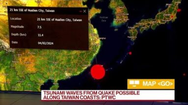 Tsunami Warning Issued After Earthquake Shakes Taiwan