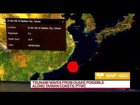 Tsunami Warning Issued After Earthquake Shakes Taiwan